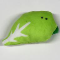 【中古】バッジ・ビンズ れたす 「つぶらな瞳のお惣菜 ぬいぐるみバッジ PM9：00」