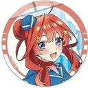 【中古】バッジ・ビンズ 中野五月(FIVE AIRLINE) 「きゃらっとくじ発売5周年記念 TVスペシャルアニメ 五等分の花嫁∽ ~FIVE Memories~ vol.3 きゃらっとくじmini 缶バッジVer. ブラインド缶バッジ <FIVE Memories vol.3>」