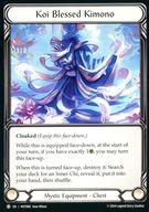 【中古】Flesh and Blood/C/Mystic/英語版/Part the Mistveil MST068[C]：Koi Blessed Kimono/鯉の祝福..