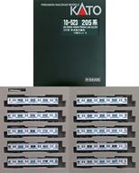 発売日 2007/04/30 メーカー KATO(カトー) 型番 10-523 JAN 4949727516998 備考 商品解説■JR東日本 205系直流通勤形電車 京浜東北色(スカイブルー帯) 10両セットが、Nゲージスケールで登場です。【商品詳細】＜セット内容＞クハ205-106、モハ205-284、モハ204-284、サハ205-172、モハ205-285、モハ204-285、サハ205-173、モハ205-286、モハ204-286、クハ205-106、行先表示シール×1、付属パーツ(信号炎管・列車無線アンテナ・避雷器)ランナー×3、説明書サイズ：全長約13cmモーター：モハ204-285に搭載 関連商品はこちらから KATO(カトー)　