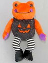 【中古】ぬいぐるみ USAピクルス(ハロウィン/オレンジ) ビーンドール 「pickles the frog-かえるのピクルス-」(3)