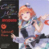 【中古】コースター 小鳥遊キアラ(ホログラム) オリジナルコースター 「バーチャルYouTuber ホロライブ hololive 5th fes. Capture the Moment×JOYSOUND コラボキャンペーン」 コラボドリンク注文特典 第1弾