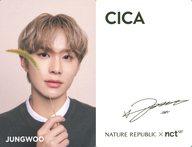 【中古】コレクションカード(男性)/｢NATURE REPUBLIC x NCT127｣対象商品購入特典フラワーガーデンフォトカード NCT 127/ジョンウ(JUNGWOO)/裏面印刷サイン入り/「NATURE REPUBLIC x NCT127」対象商品購入特典フラワーガーデンフォトカード