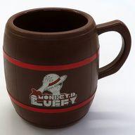 【中古】マグカップ・湯のみ モンキー・D・ルフィ 樽マグカップ 「ワンピース・プレミア・サマー 2024」 ユニバーサル・スタジオ・ジャパン限定