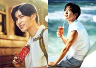 【中古】クリアファイル 全2種セット 目黒蓮(Snow Man) A4クリアファイル 「午後の紅茶」 対象商品購入特典のサムネイル