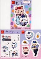 ハッピーセット モモンガ＆古本屋 シールセット 「ちいかわ」 ハッピーセット