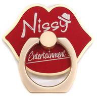 【中古】モバイル雑貨 Nissy(西島隆弘) 可愛い。どこの?スマホリング(レッド) 「Nissy Entertainment 2nd LIVE」のサムネイル