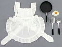 【中古】ドールアクセサリー DD用 フライパン&エプロンセット(白) 「天使のころも」 ドルフィードリームアクセサリーズ ボークスショップ&ホビー天国ウェブ限定