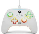 【中古】Xbox Seriesハード PowerA Enhanced Wired Controller Spectra Infinity(ホワイト)