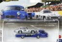 【中古】ミニカー 1/64 積載車両:メルセデス・ベンツ 300 SL トランスポーター:’55 メルセデス・ベンツ ブラウエス・ヴンダー 「Hot Wheel...
