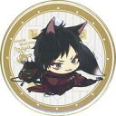 【中古】バッジ・ビンズ 折原臨也 狐B(ミニキャラ) 缶バッジ 「くじ引き堂 デュラララ!!×2 折原臨也生誕祭2024くじ Illustration by 読」 E-11賞