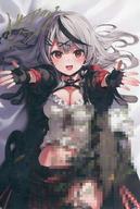 【中古】ポストカード 沙花叉クロヱ 直筆サイン＆箔押し複製メッセージ入りパセリ描き下ろしポストカー..