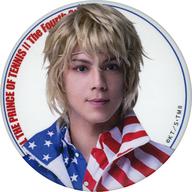 【中古】バッジ・ビンズ ルーク・ヨウスケ・クロフォード(ラルフ・ラインハート) トレーディングマット缶バッジ ドイツ&アメリカ&フランス&リョーガ 「ミュージカル『新テニスの王子様』The Fourth Stage POP UP STORE in ロフト」