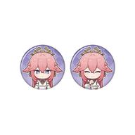 【中古】バッジ・ビンズ 八重神子 留影叙佳期シリーズ ミニ缶バッジセット 「原神」