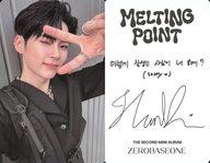 【中古】コレクションカード(男性)/CD｢MELTING POINT｣(LOYALTY Ver.)封入フォトカード ZEROBASEONE/ソン ハンビン(Sung Han Bin)/裏面印刷サイン メッセージ入り/CD「MELTING POINT」(LOYALTY Ver.)封入フォトカード