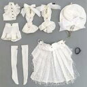 【中古】ドールアクセサリー MSD/MDD用 魔女白黒ドレス+白帽子セット