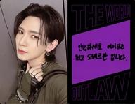 コレクションカード(男性)/CD｢THE WORLD EP.2：OUTLAW｣(Z ver.)封入フォトカード ATEEZ/ヨサン(Yeosang)/裏面印刷メッセージ入り/CD「THE WORLD EP.2：OUTLAW」(Z ver.)封入フォトカード