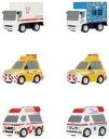 【中古】食玩 ミニカー 全6種セット 「のりものこれくしょん18」