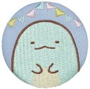 【中古】食玩 雑貨 5.とかげ 「すみっコぐらし 刺繍缶バッジビスケット」(3)