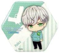 【中古】バッジ・ピンズ(キャラクター) 荒木田蒼生 「スタンドマイヒーローズ in アニON STATION The 3rd Season 六角形缶バッジ」