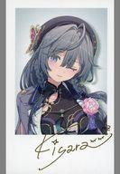 【中古】キャラカード 綺沙良(箔押し複製サイン入り) 「バーチャルYouTuber にじさんじ いずれ菖蒲か杜若 ランダムチェキ風カード」 Welcome Goods
