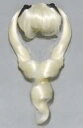 【中古】ドールアクセサリー 4.5インチ用 ヘアウィッグ ヘリカルカール(白磁)