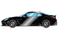 【中古】ミニカー 1/43 TOM’S GR86 Wide Body 2022(クリスタルブラックシリカ) [EM725H]