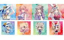 【中古】コースター 全8種セット ノベルティコースター 「バーチャルYouTuber ホロライブ×GiGO キャンペーン ねぽらぼとおでかけ」 ホロライブ焼きねぽらぼ/ノベルティ付きドリンク注文特典