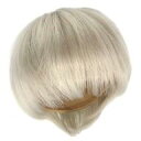 【中古】ドールアクセサリー 9-10インチ用 ヘアウィッグ CRWL-51(Smoky Silver)