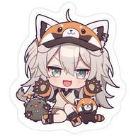 【中古】食玩 ステッカー・シール 獅白ぼたん 「ホロライブプロダクション チョコクランチ vol.1」