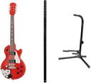 【中古】食玩 トレーディングフィギュア ハローキティ レスポールタイプギター 「1/12 サンリオキャラクターズ ROCKMONO」