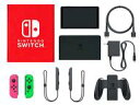 【中古】ニンテンドースイッチハード Nintendo Switch本体(有機ELモデル)カラーカスタマイズ/Joy-Con(L)ネオンピンク(R)ネオングリーン...