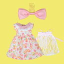 【新品】ドールアクセサリー 22cm用 レースエプロン付きワンピースセット(ピンク) 「Blythe-ブライス-」 Dear Darling Fashion for Dolls