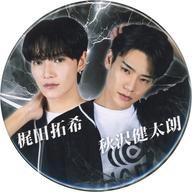 【中古】バッジ・ピンズ TEAM A(秋沢健太朗&梶田拓希) デカ缶バッジ 「KuZiPA! HADO ACTORS CUP Vol.8 オンラインくじ」 +ON賞 第1弾