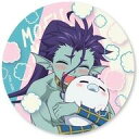 【中古】バッジ・ビンズ ポセイドン 魔王城でモフモフ 缶バッジ(75mm) 「魔王城でおやすみ」