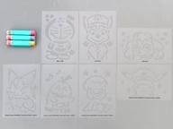 [중고] 문방구 기타 집합 퐁퐁 스텐실 세트 [도라에몽 / 파우 · 패트롤 / 포켓 몬스터] 오에카키 스타즈 화려한 호 2024 년 9 월호 별책 부록