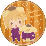 【中古】バッジ・ビンズ カガリ・ユラ・アスハ＆ポムポムプリン 「機動戦士ガンダムSEED FREEDOM × サンリオキャラクターズ トレーディングミニキャラ缶バッジ」 劇場グッズ