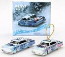 【中古】ミニカー 1/64 リンカーン カプリ ホットロッド by Tim Sadchikov 2024 クリスマスエディション(左ハンドル) 「ミニGTシリー...