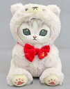 【中古】ぬいぐるみ テディベアにゃん(アイボリー) ぬいぐるみS 「mofusand」 mofusand展&mofusandもふもふマーケット限定