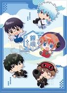 【中古】クリアファイル 坂田銀時&志村新八&神楽&土方十四郎&沖田総悟 A4シングルクリアファイル おっこち 「銀魂 POP UP SHOP 神戸マルイ」