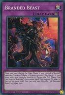 【中古】遊戯王/SR/罠/英語版/Darkwing Blast DABL-EN073[SR]：Branded Beast/烙印の獣