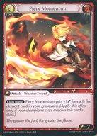 【中古】Grand Archive/U/FIRE/英語版/Dawn of Ashes Alter Edition DOA Alter ・ EN - 133[U]：Fiery Momentum