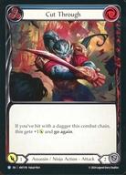 【中古】Flesh and Blood/R/Assassin / Ninja/英語版/The Hunted HNT178[R]：Cut Through (3)/切り裂き (3)