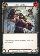 【中古】Flesh and Blood/C/Generic/英語版/The Hunted HNT238[C]：Put in Context/節理の認知