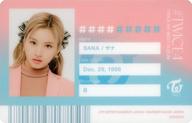 【中古】キャラカード サナ IDカード 「CD #TWICE4 初回限定盤A」 封入特典