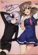 【中古】紙製品 ベルベット&滝川琴莉(表紙イラスト) B4複製サイン入り色紙 「あけいろ怪奇譚&なないろリンカネーション ビジュアルファンブック」 購入特典