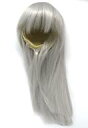 【中古】ドールアクセサリー 9-10インチ(DBヘッド)用 耐熱ウィッグ03(シルバー)