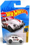 ミニカー 1/64 VOLKSWAGEN BEETLE(ホワイト×レッド) 「Hot Wheels CHECKMATE」 