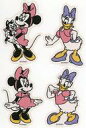 【中古】シール・ステッカー ミニー&デイジー&フィガロ シール・ステッカー ダイカット(4枚セット) Sticker Collection 「ディズニー」 ディズニーストア限定(3)
