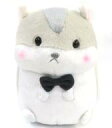 【中古】ぬいぐるみ はむすてぃん(蝶ネクタイ黒) ミドルぬいぐるみ 〜フレンズしゅうごう〜 「まるまる はりまる」 カプコン限定